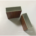 Wood grain aluminum alloy square tube